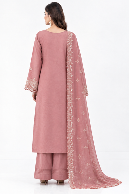 3-Piece Embroidered stitched