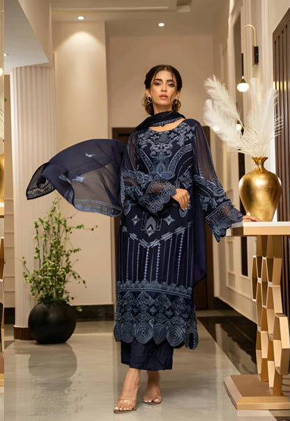 Zouj Ensembles Luxury Chiffon-D1.2