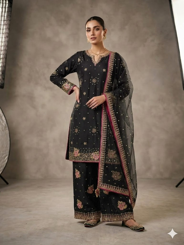 3-PIECE SUIT STITCHED