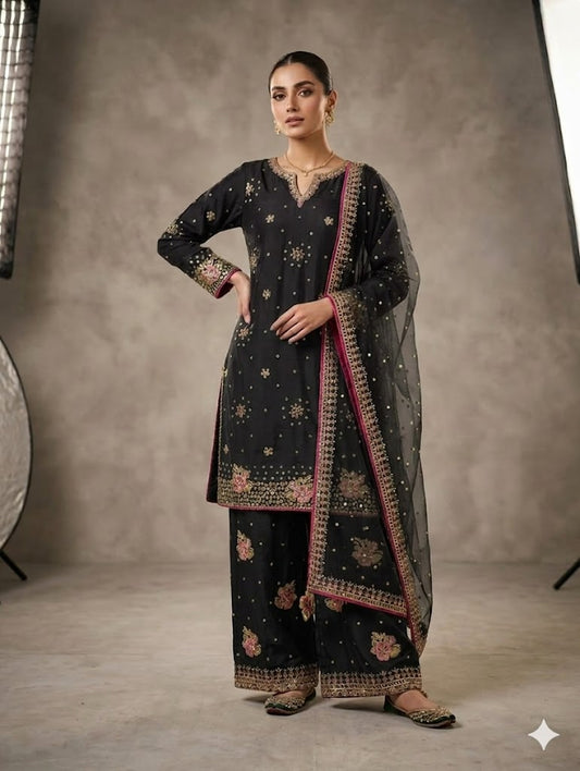 3-PIECE SUIT STITCHED