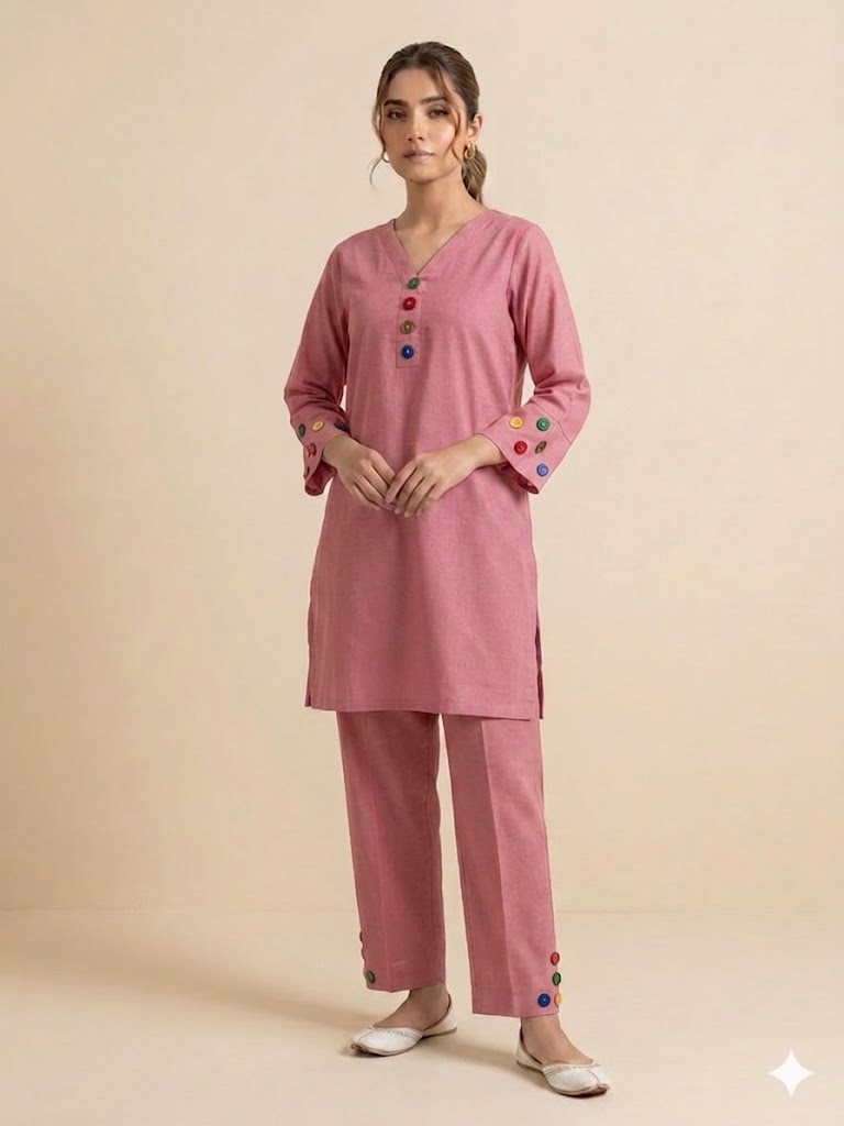 2-Piece stitched