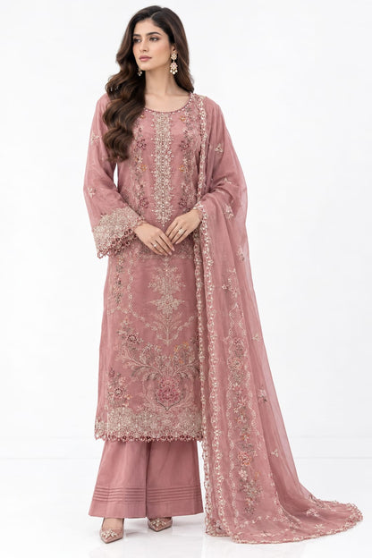 3-Piece Embroidered stitched