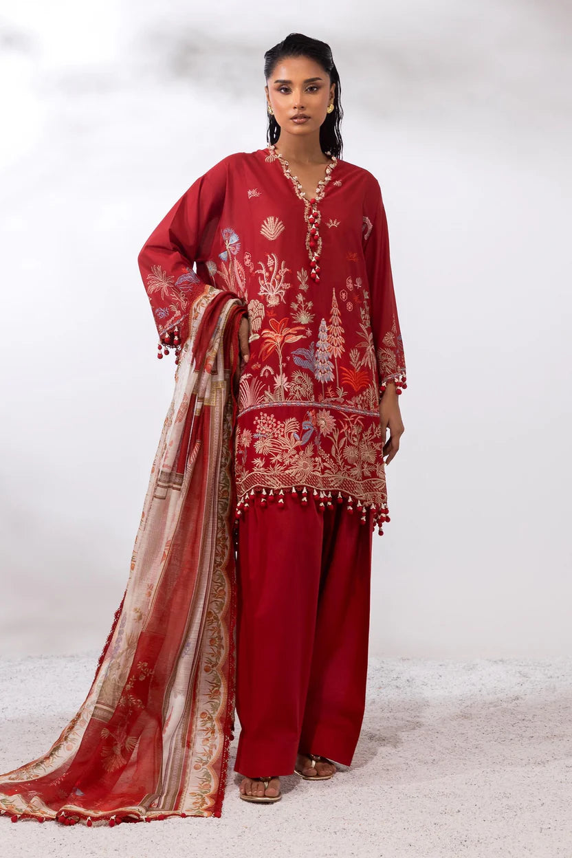 SANA SAFINAZ - M252-020B-CV - LAWN - 3 PIECE - UNSTITCHED