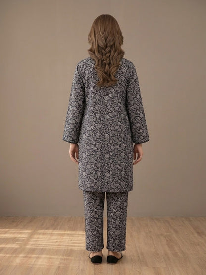 Monochrome 2-Piece Stitched